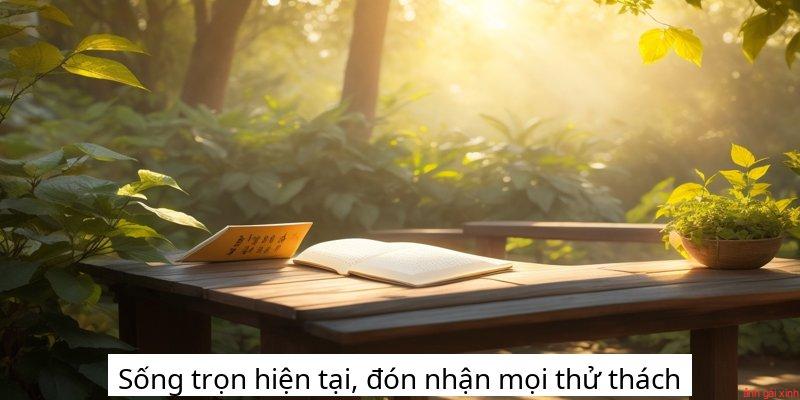 Sống trọn hiện tại, đón nhận mọi thử thách