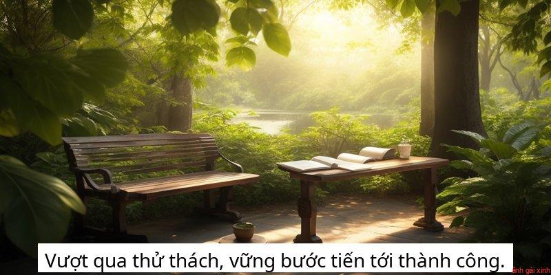 Vượt qua thử thách, vững bước tiến tới thành công.